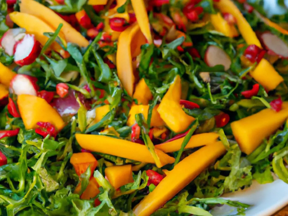 Vegan Tropical Salad Vegan Tropical Salad