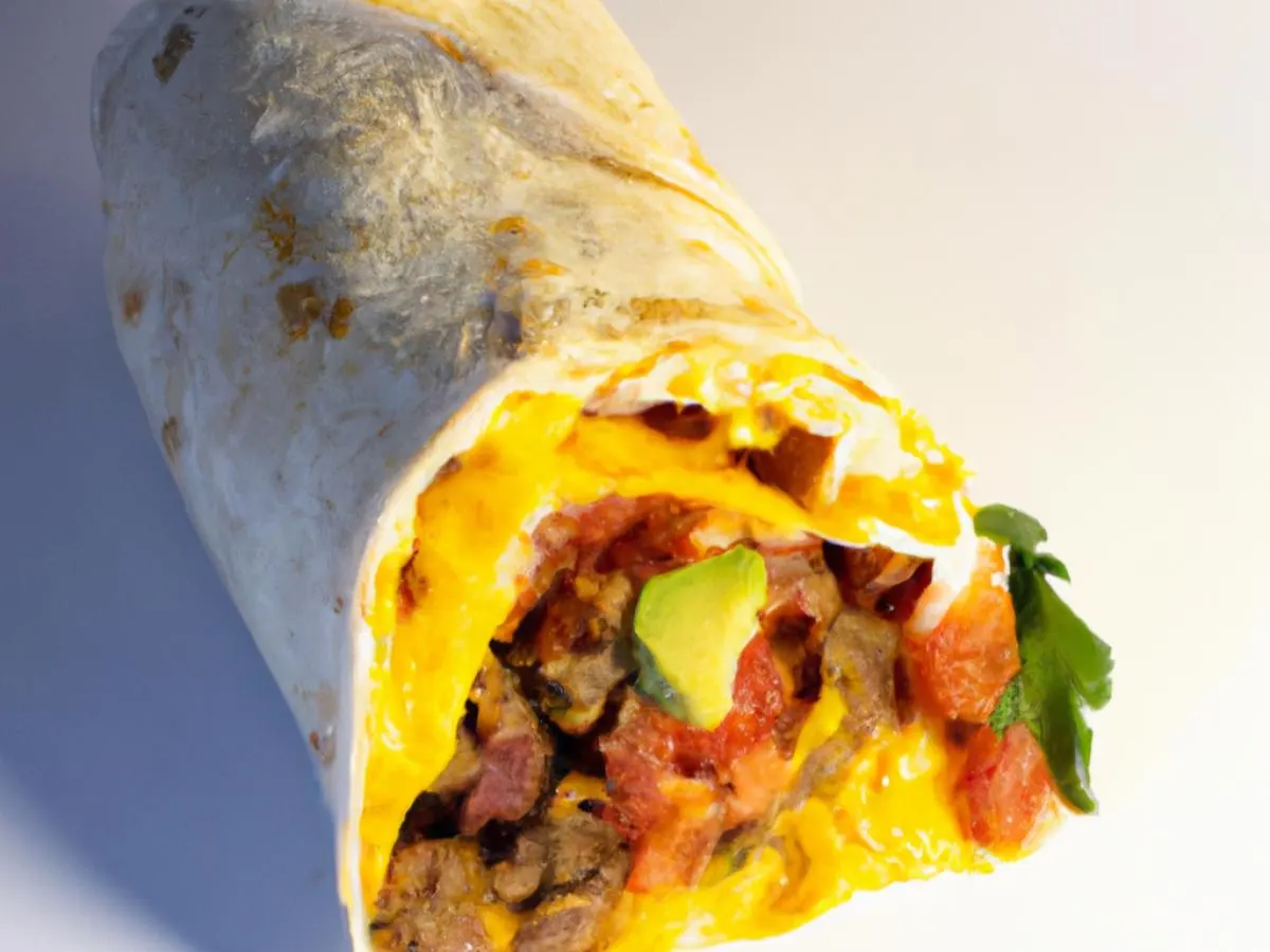 Turkey Sausage Breakfast Burrito (Gluten-Free) Turkey Sausage Breakfast Burrito (Gluten-Free)