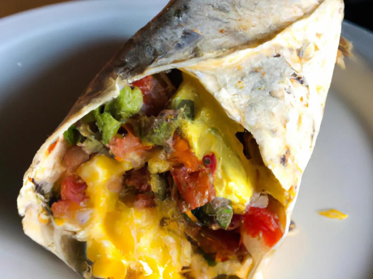 Veggie Breakfast Burrito (Gluten-Free) Veggie Breakfast Burrito (Gluten-Free)