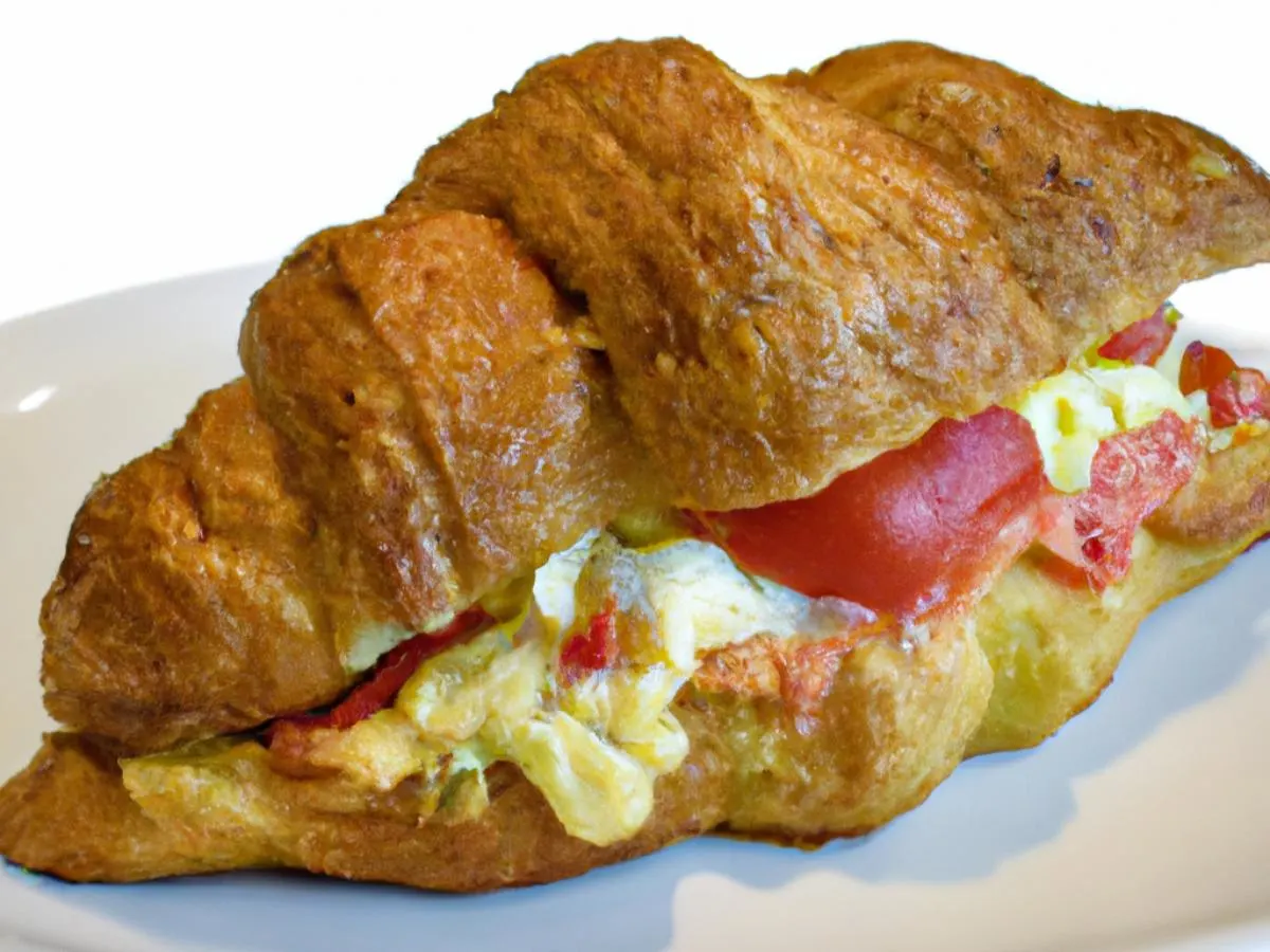 Stuffed Croissant with Ham Stuffed Croissant with Ham