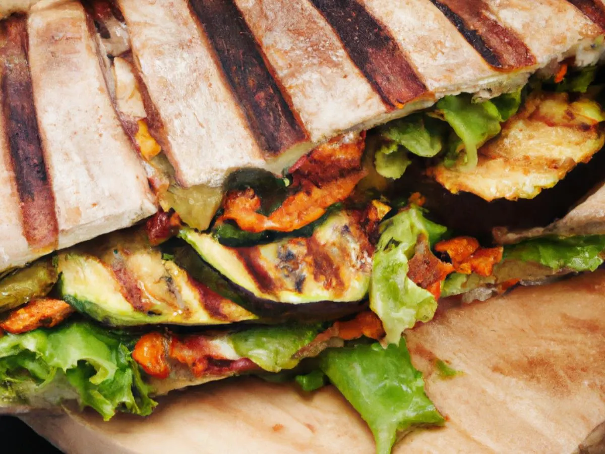 Grilled Vegetable Panini Grilled Vegetable Panini