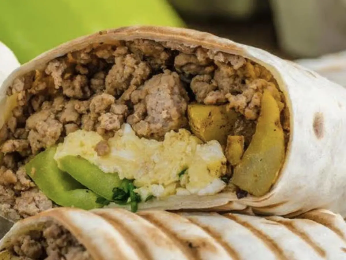 Alarm Clock Spicy Breakfast Burrito