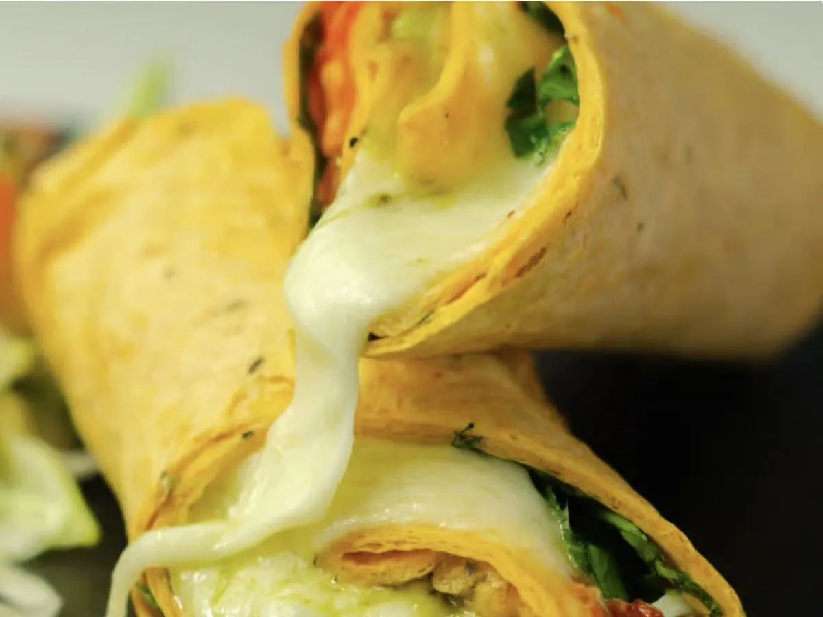 Chicken Pesto Breakfast Burrito