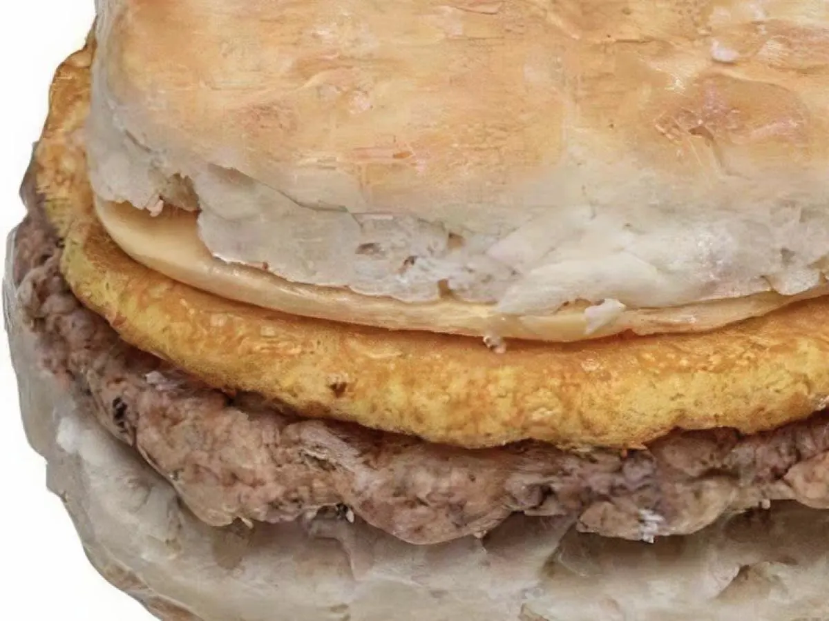 Sausage, Egg and Cheese Biscuit Sandwich