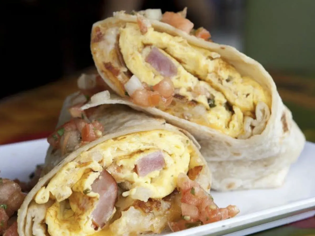 Ham Breakfast Burrito