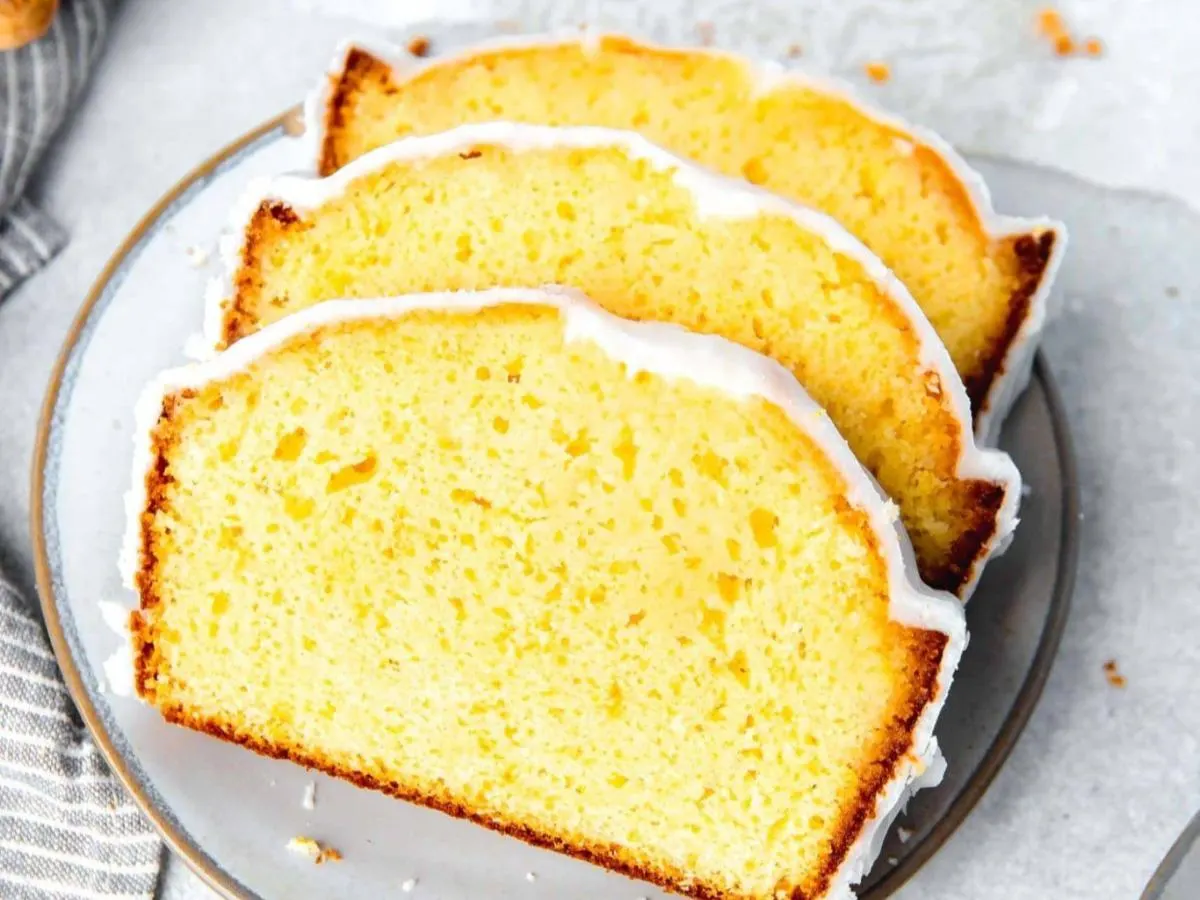 Iced Lemon Loaf Cake