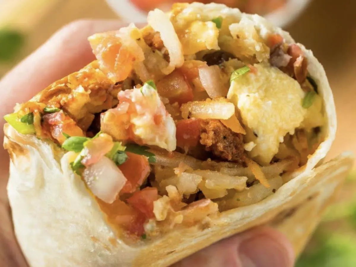 Sausage Breakfast Burrito
