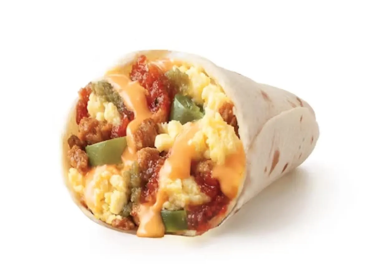 Spicy Chorizo Breakfast Burrito