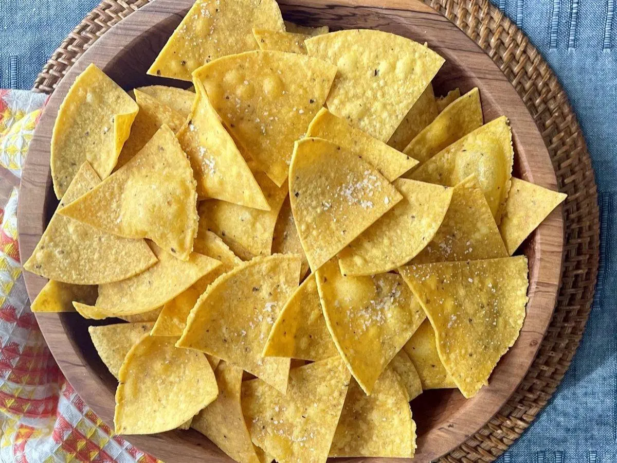 Corn Tortilla Chips for Taco Bowl Bar Corn Tortilla Chips for Taco Bowl Bar