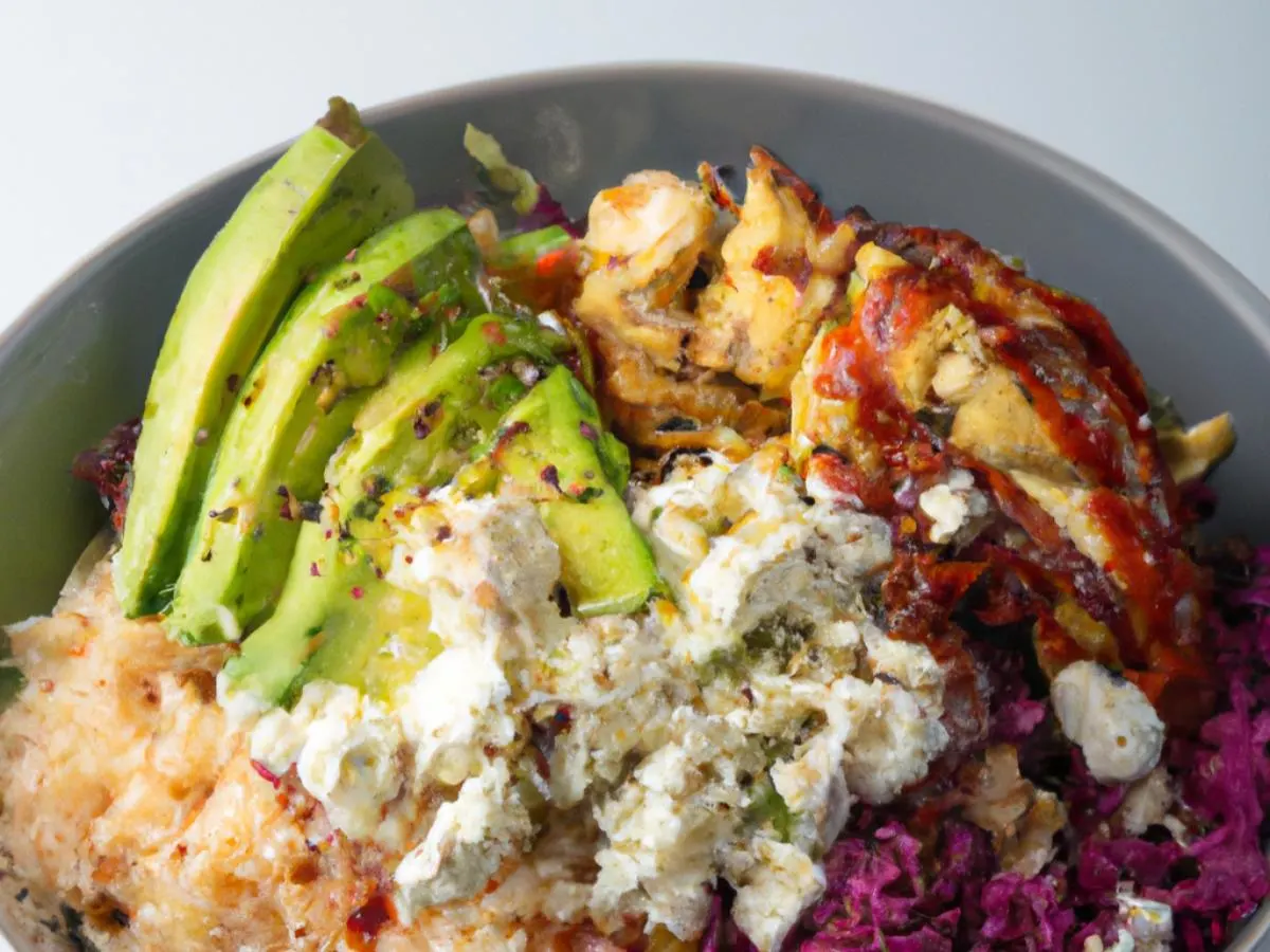 Chicken Harissa Avocado Bowl Chicken Harissa Avocado Bowl