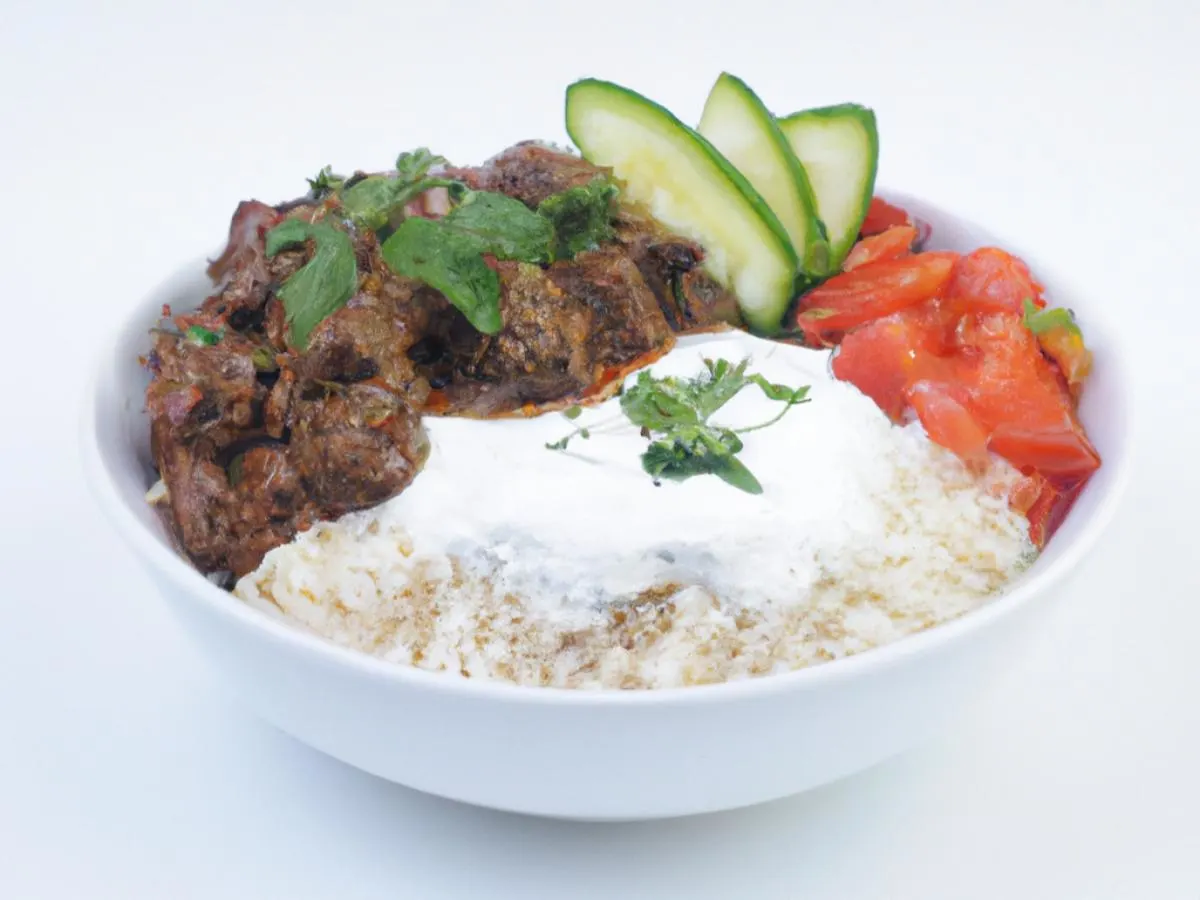 Steak Shish Kebab Bowl Steak Shish Kebab Bowl