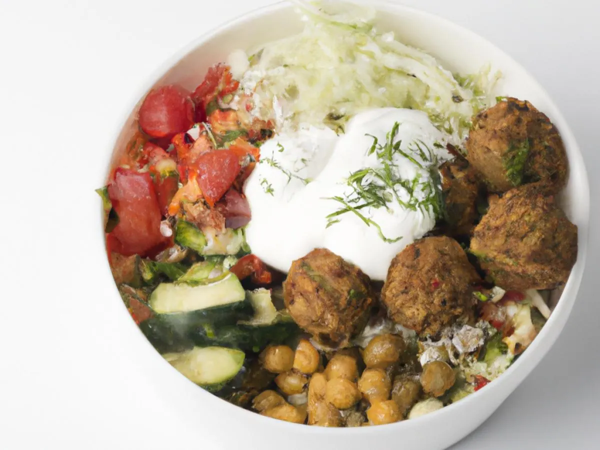 Vegetarian Falafel Bowl Vegetarian Falafel Bowl
