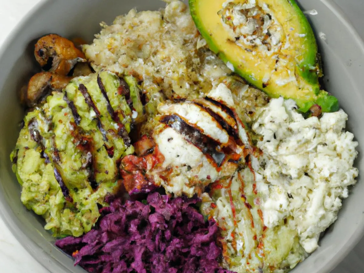 Zaatar Mushroom Harissa Avocado Bowl Zaatar Mushroom Harissa Avocado Bowl