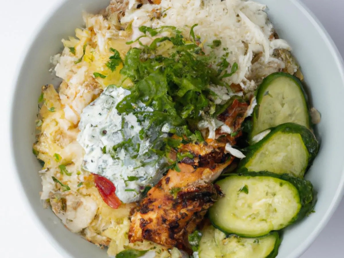 Sesame Free Chicken Shawarma Bowl Sesame Free Chicken Shawarma Bowl
