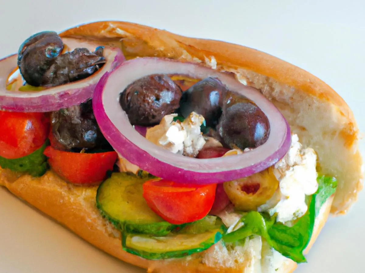 Club Med Veggie Sandwich