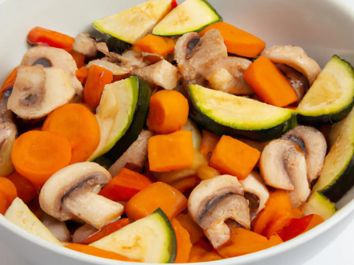 Carrots Mushroom Zucchini Medley Carrots Mushroom Zucchini Medley