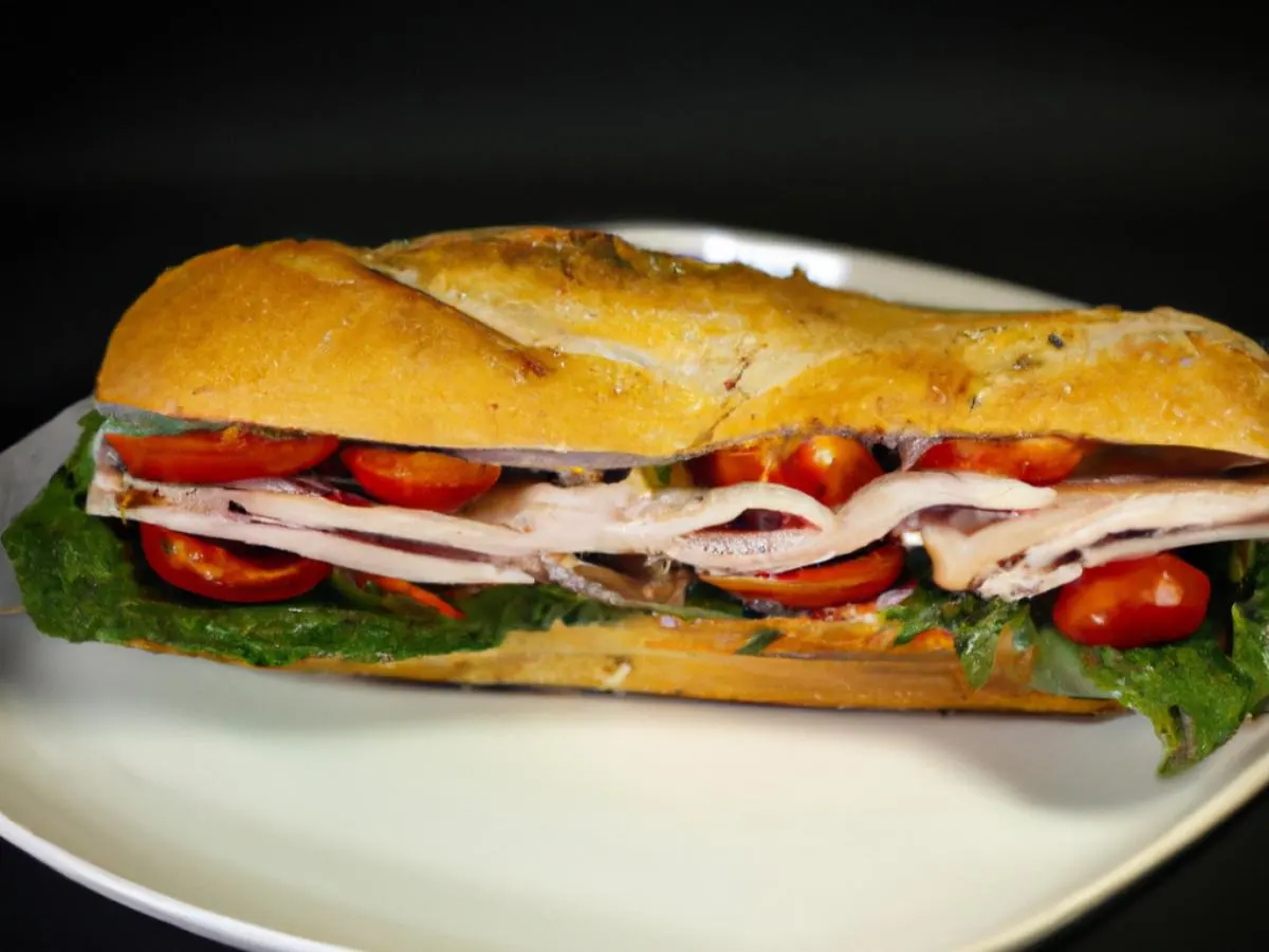 Turkey Provolone Sandwich