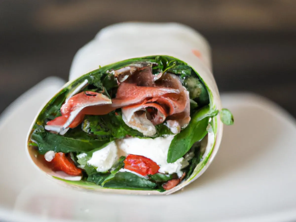 Prosciutto Wrap w/ House Salad Box