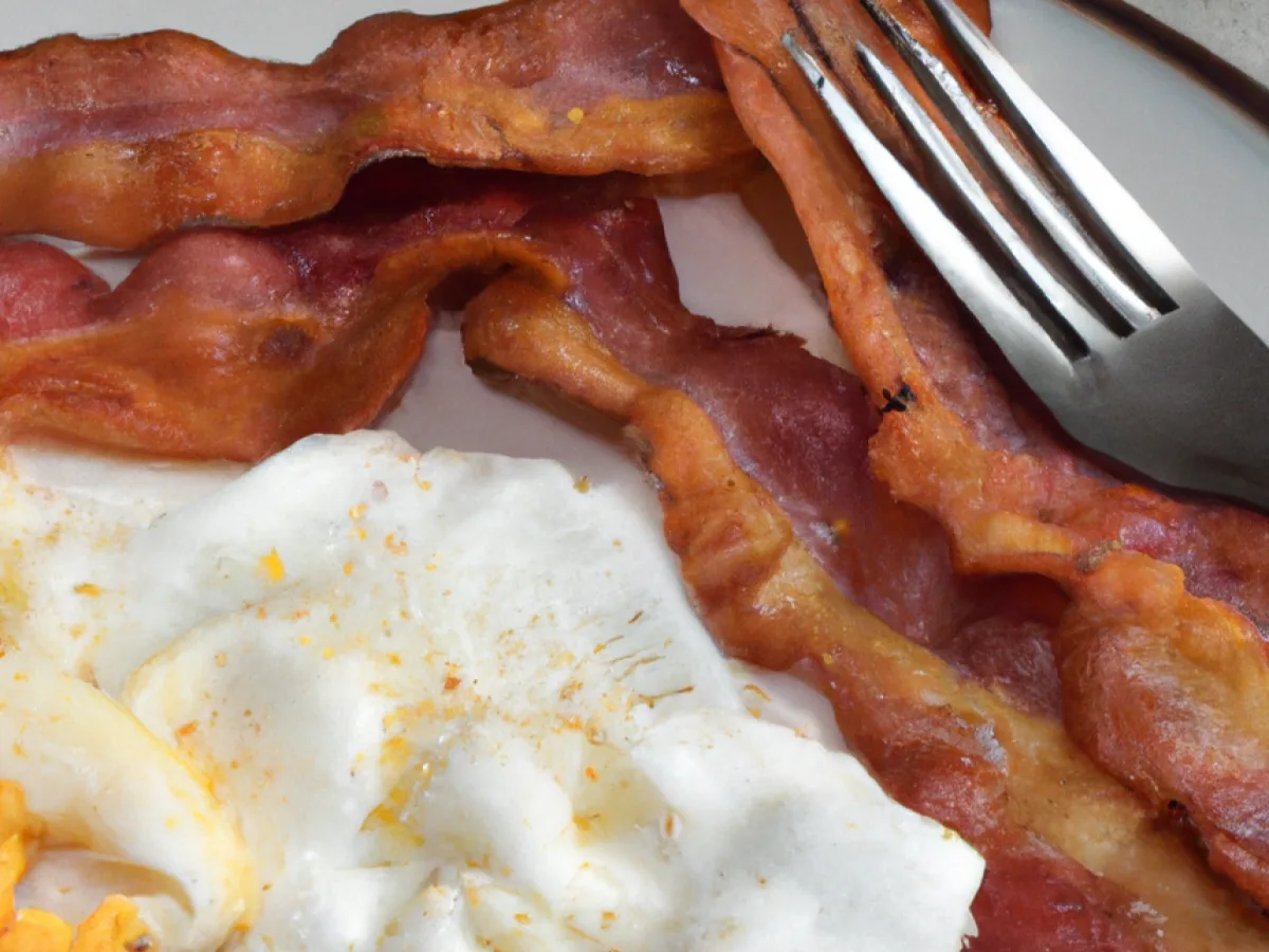 Egg Whites and Sausage Box with Fruits