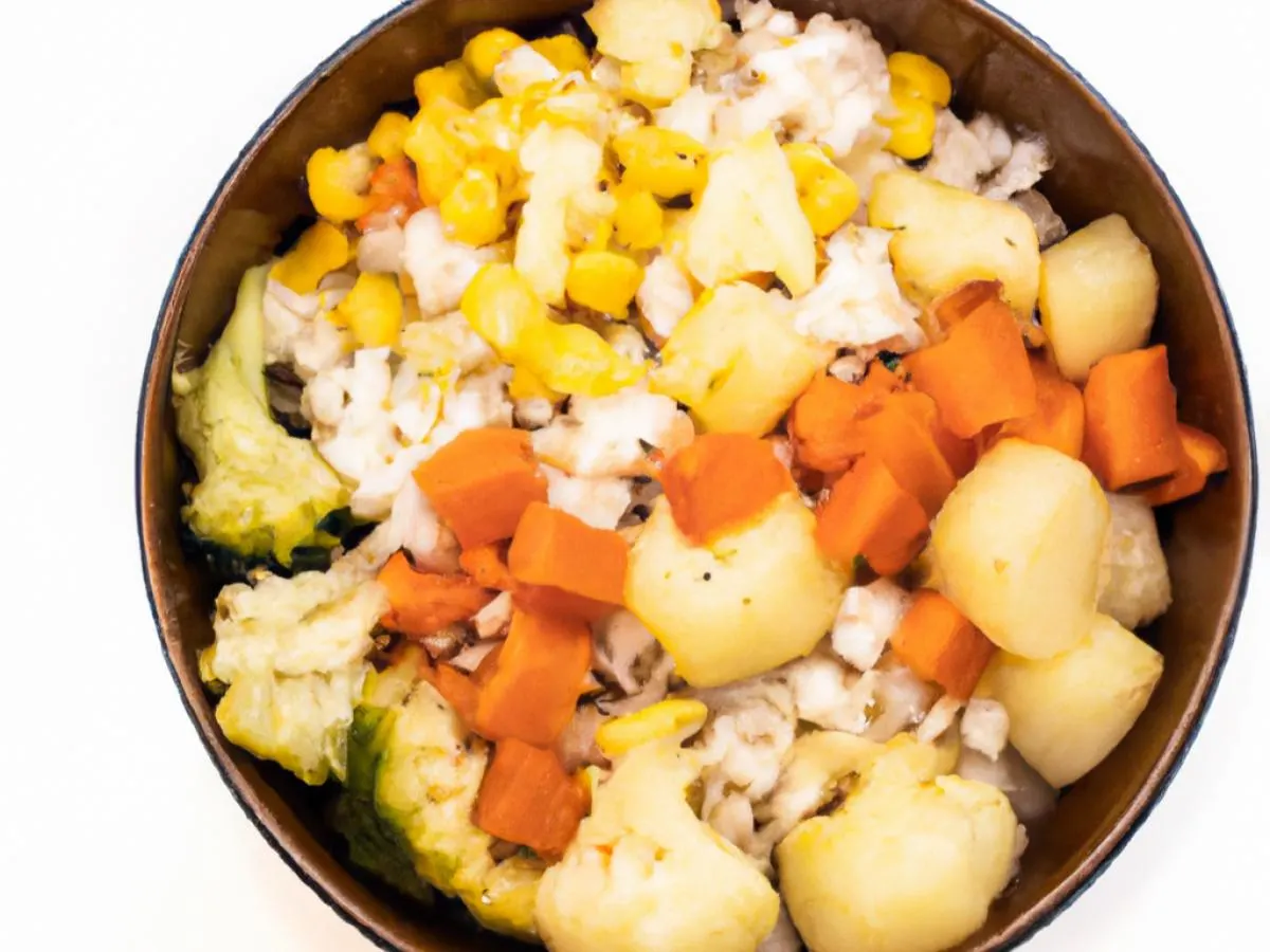 Individual AF Korean Bowl with Brown Rice & Cauliflower/Potato Mix (Vegan) Individual AF Korean Bowl with Brown Rice & Cauliflower/Potato Mix (Vegan)