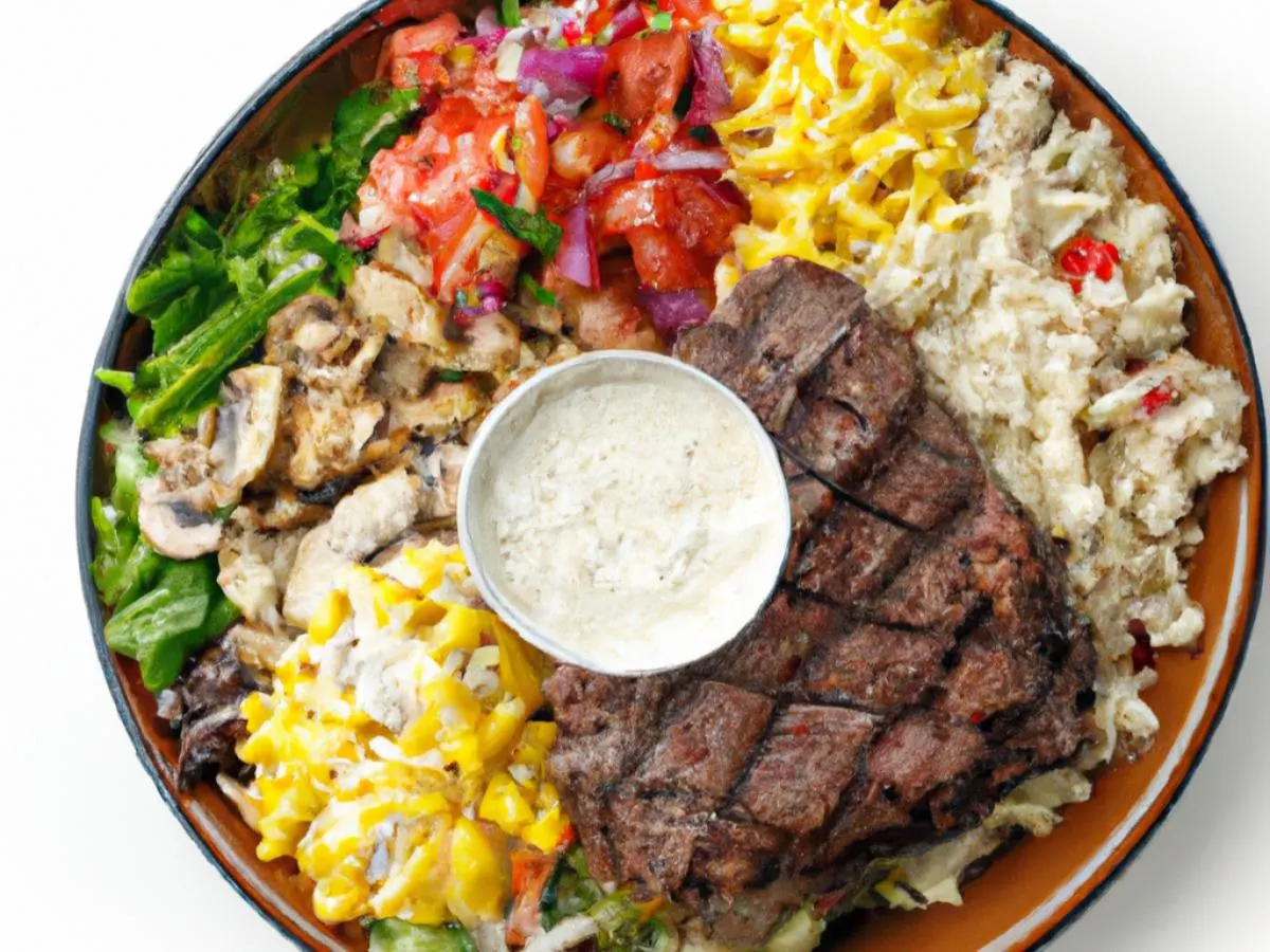 Steak and Pinto Bean Lunch Bowl Steak and Pinto Bean Lunch Bowl