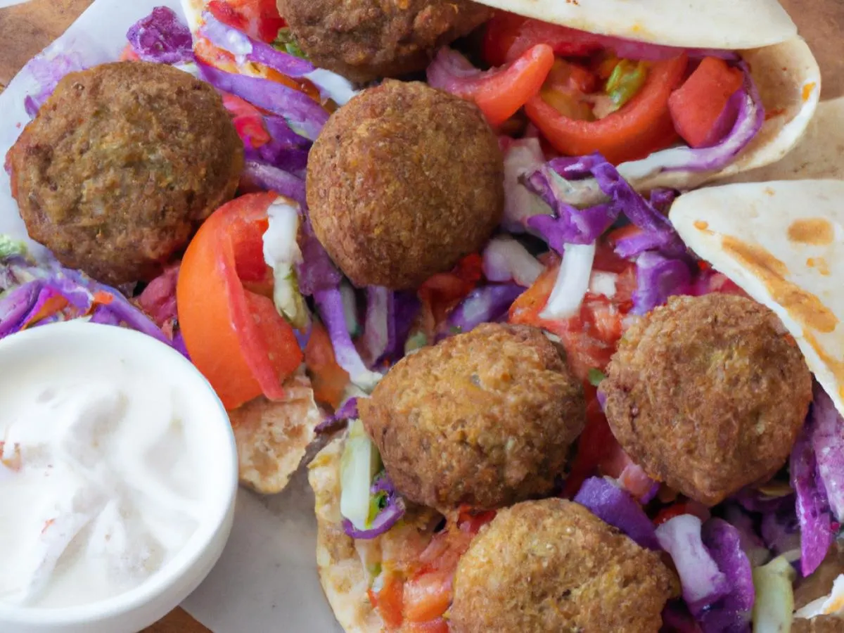 Falafel Wraps Falafel Wraps