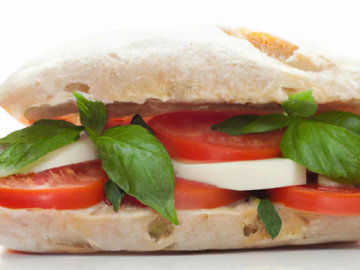 Caprese Sandwich w/ House Salad Box