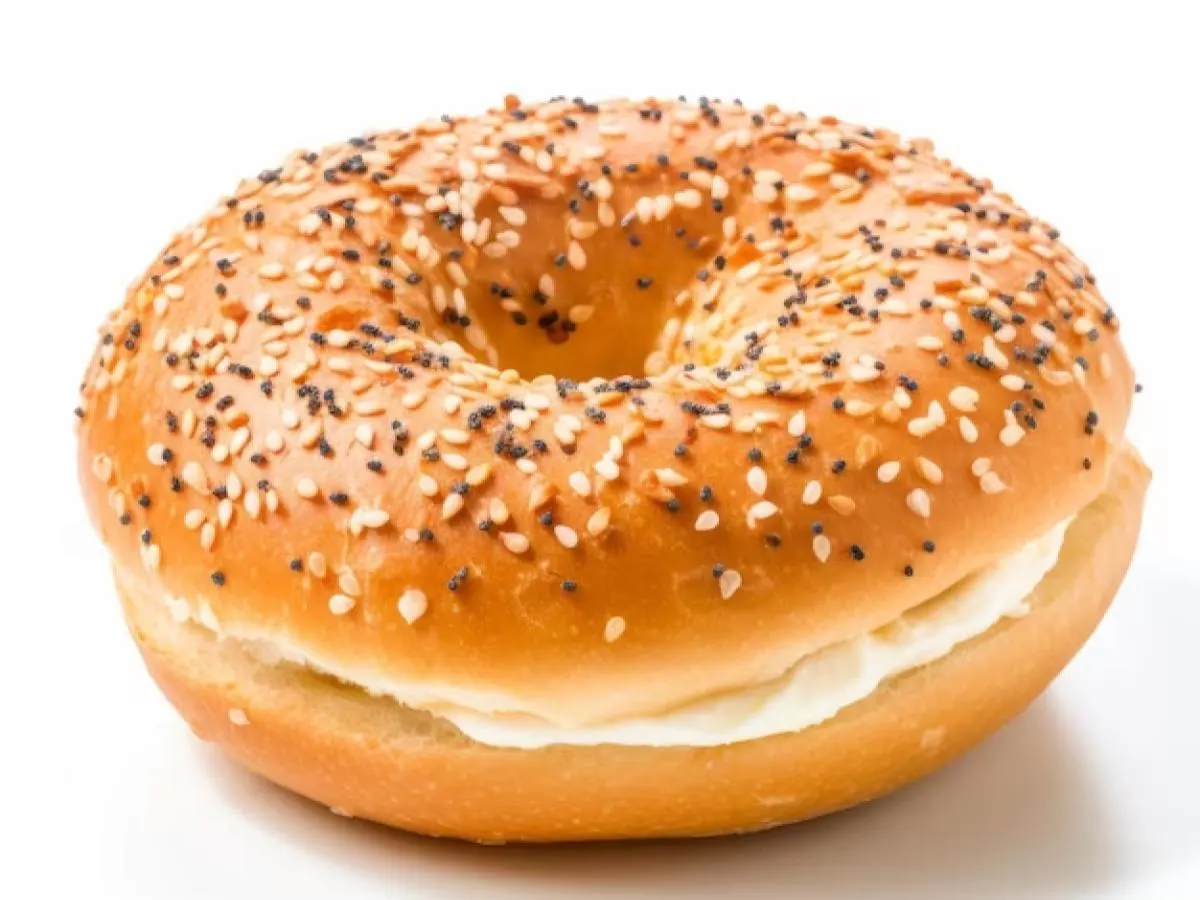 Sesame Bagel with Plain Cream Cheese (Boxed) Sesame Bagel with Plain Cream Cheese (Boxed)