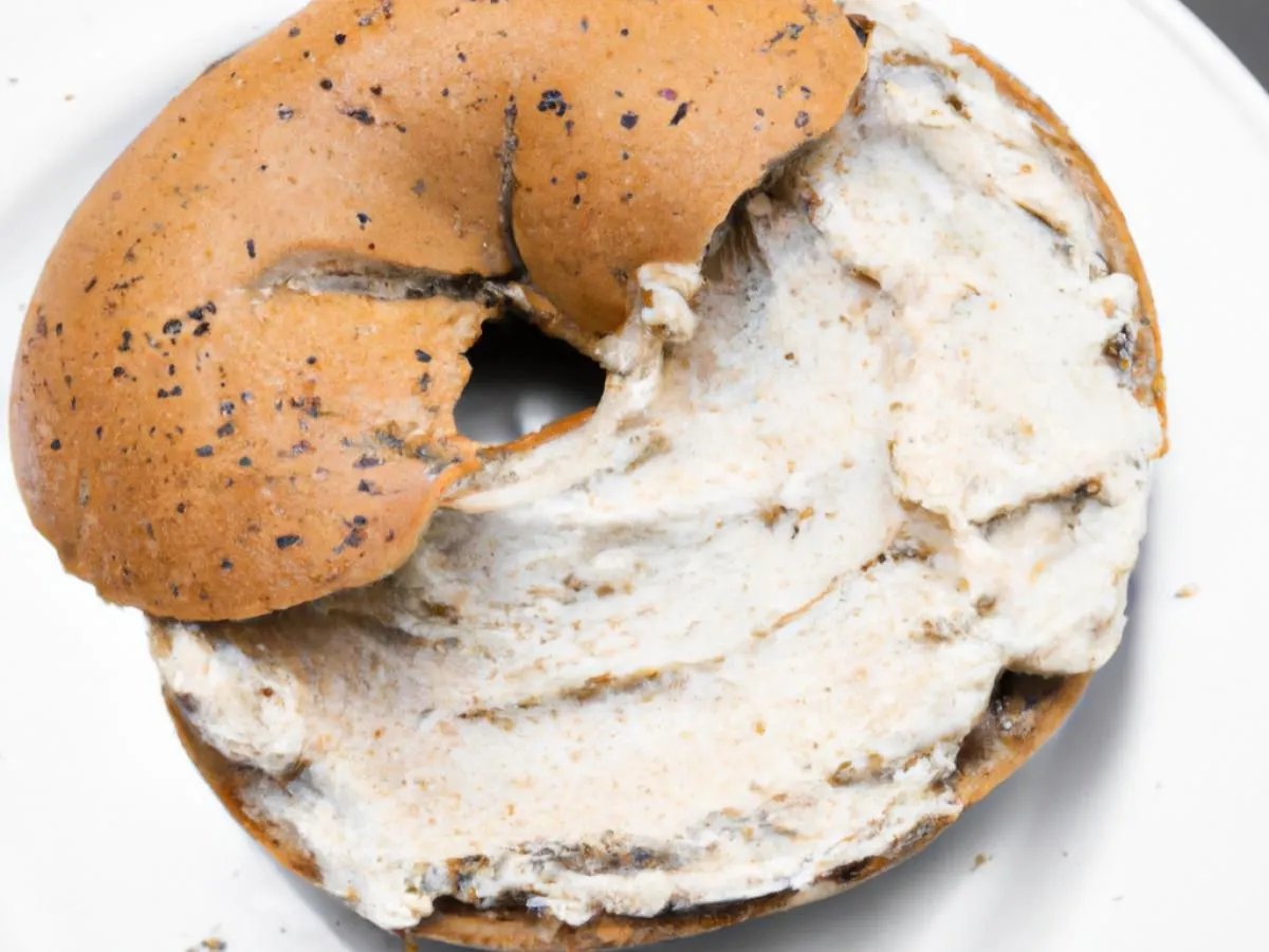 Whole Wheat Bagel with Vegan Tofu Cream (Boxed) Whole Wheat Bagel with Vegan Tofu Cream (Boxed)