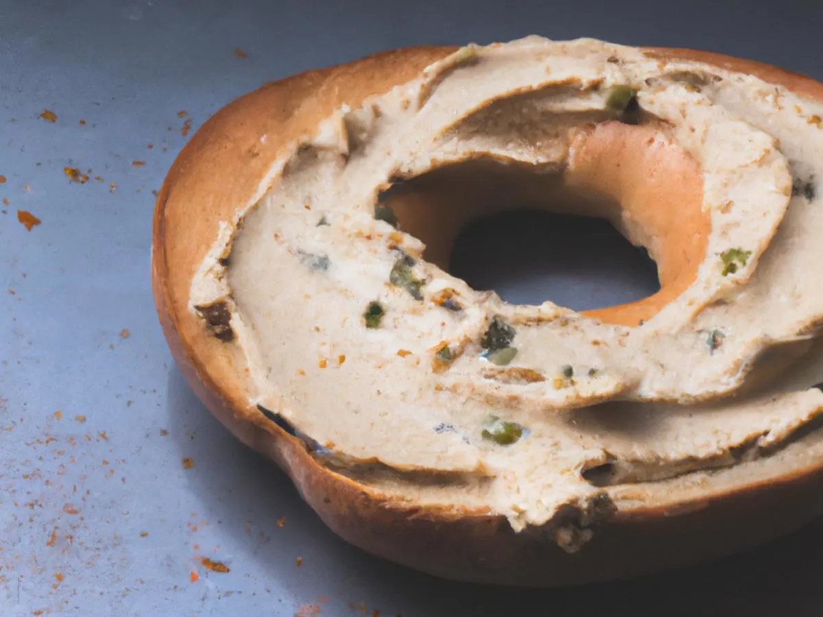 Salt Bagel with Vegan Tofu Cream (Boxed) Salt Bagel with Vegan Tofu Cream (Boxed)