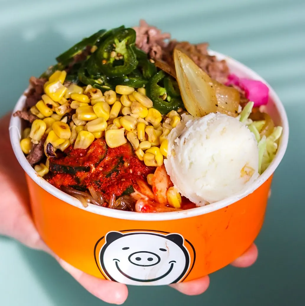 [21oz] Most Popular Beef Bulgogi Bowl (5 Toppings)