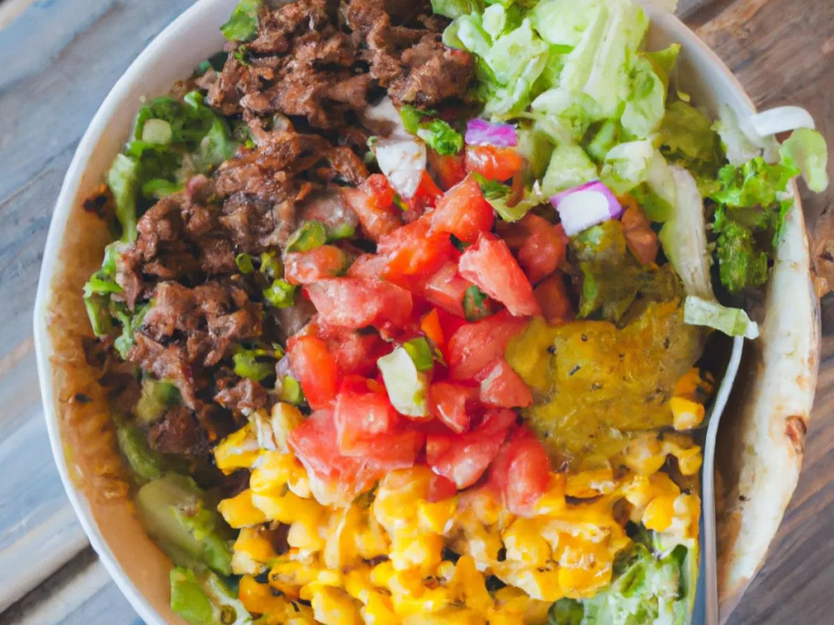 Allergen Free Beef Taco Salad