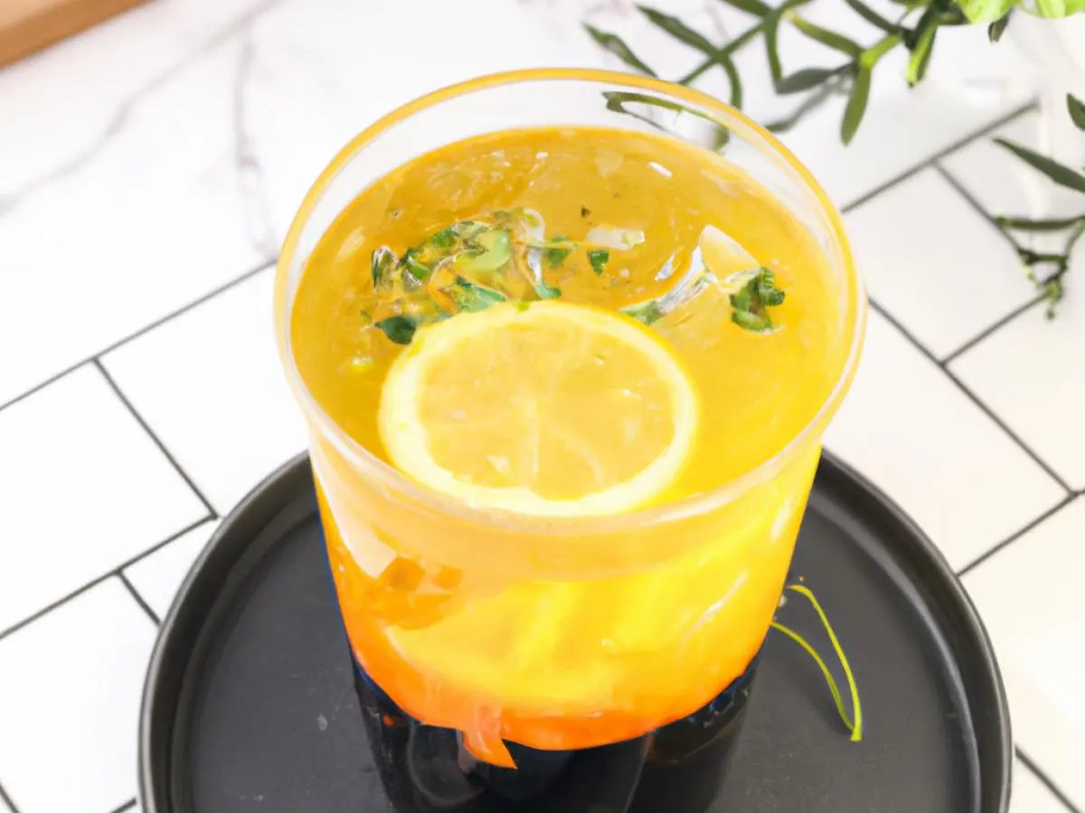 Oolong Lemon Unbeelievable Tea with Mango Jelly [25% Sweet]