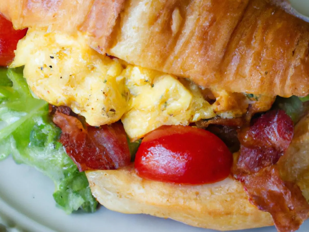 Bacon Sunrise Sandwich on Gluten Free Bread Bacon Sunrise Sandwich on Gluten Free Bread