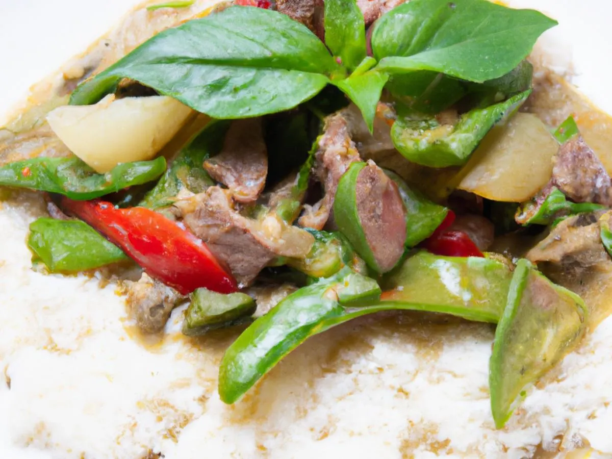 Green Curry with Beef [16 oz]