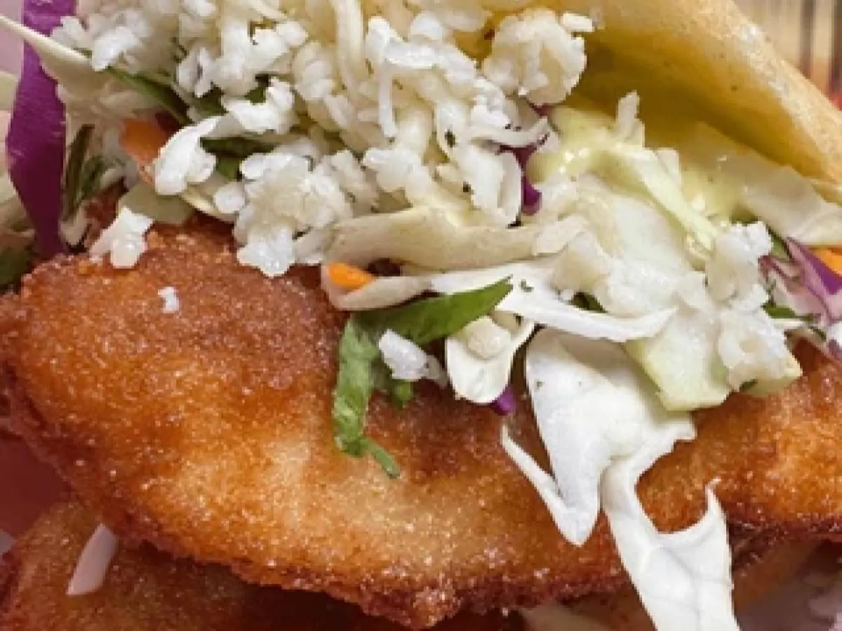 Hearty Crispy Fish Arepa Hearty Crispy Fish Arepa