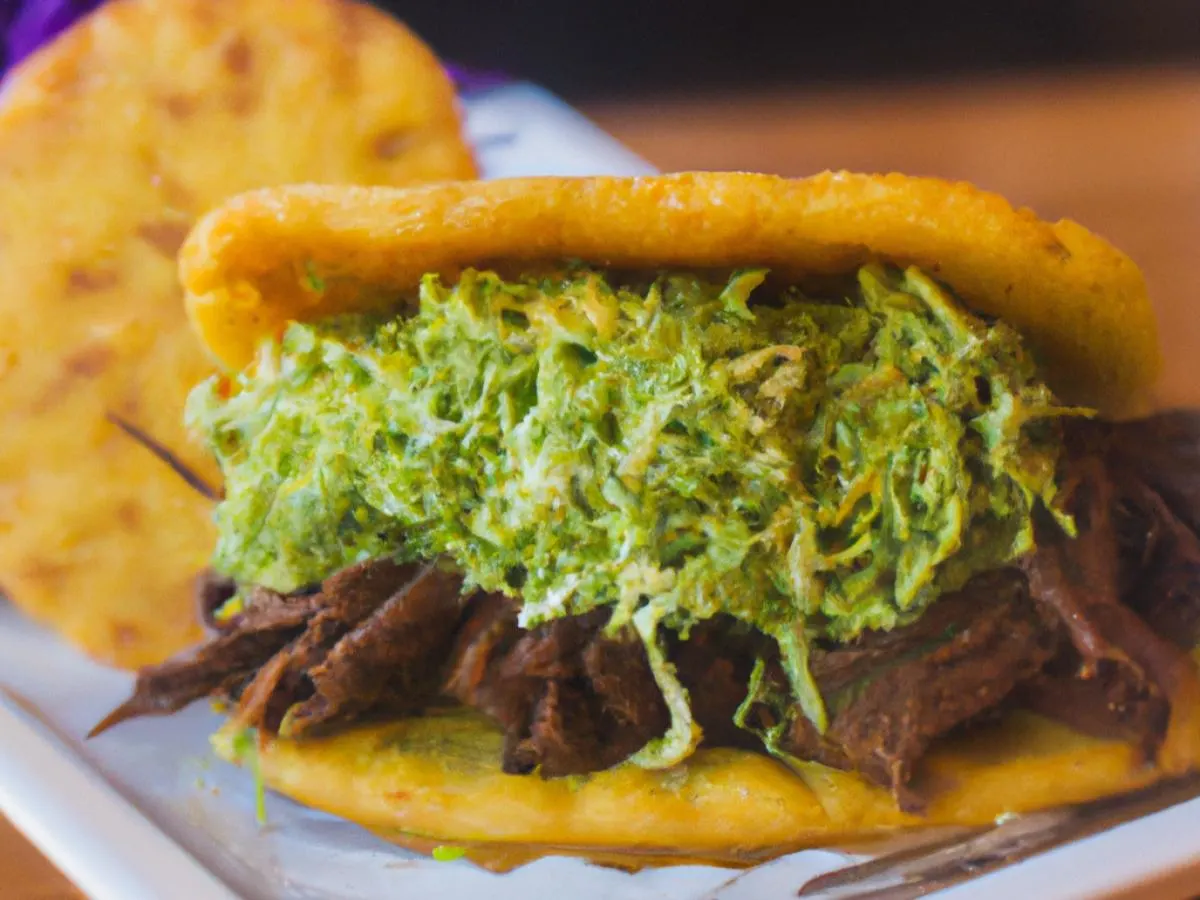 Hearty Shredded Brisket Patacon Sandwich Hearty Shredded Brisket Patacon Sandwich
