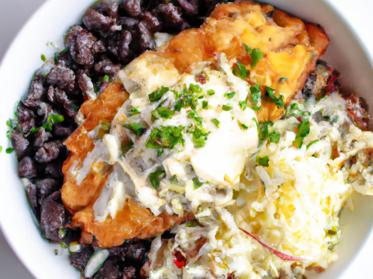 Hearty Crispy Fish Latin Bowl Hearty Crispy Fish Latin Bowl