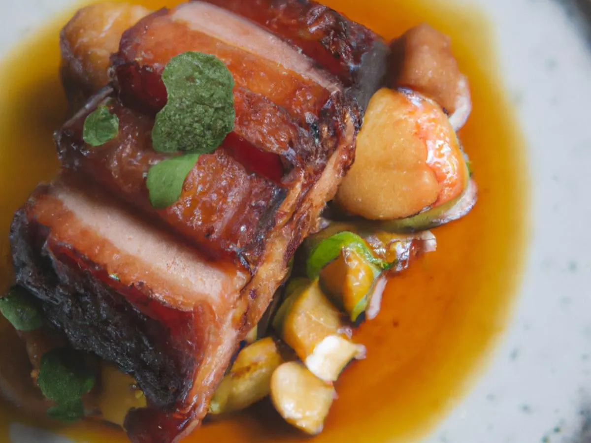 4 Hour Braised Pork Belly