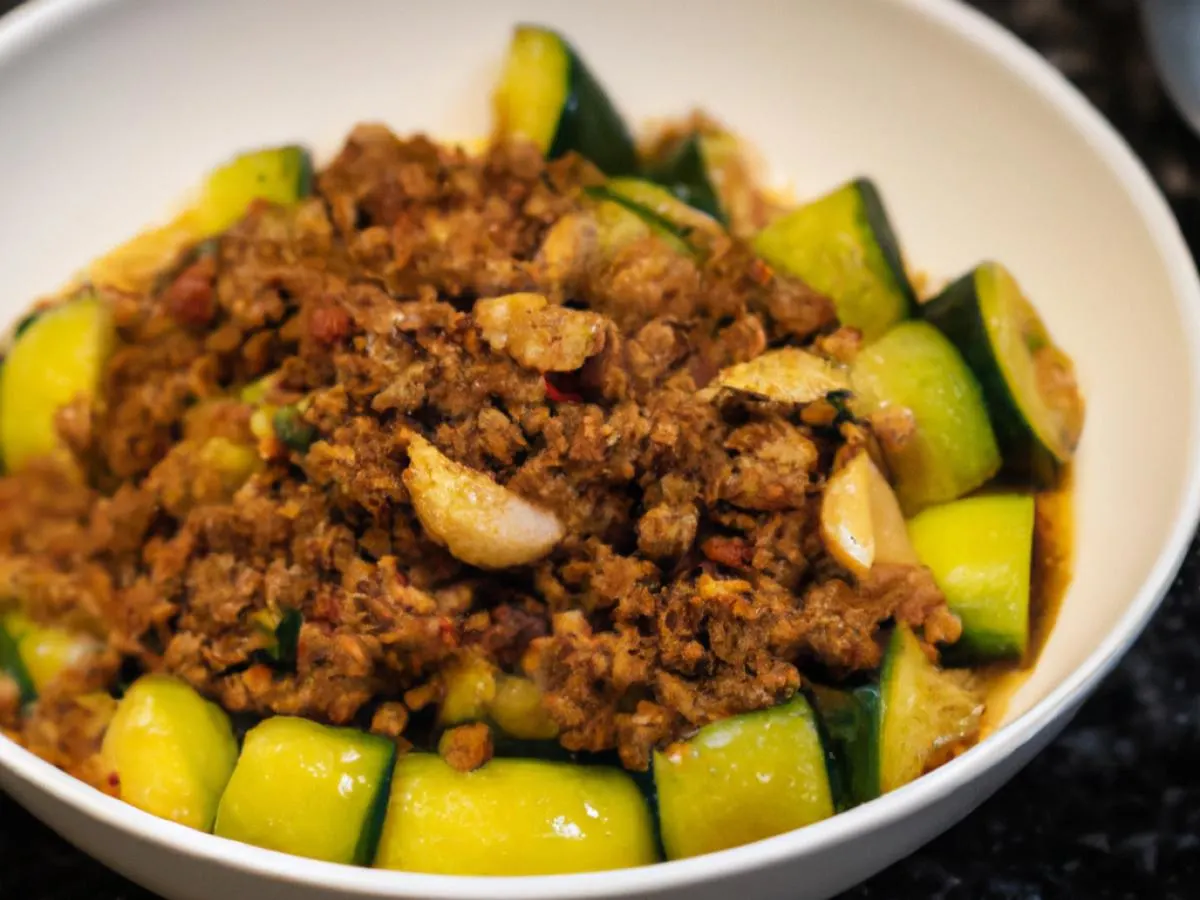 Wok Fried Zucchini