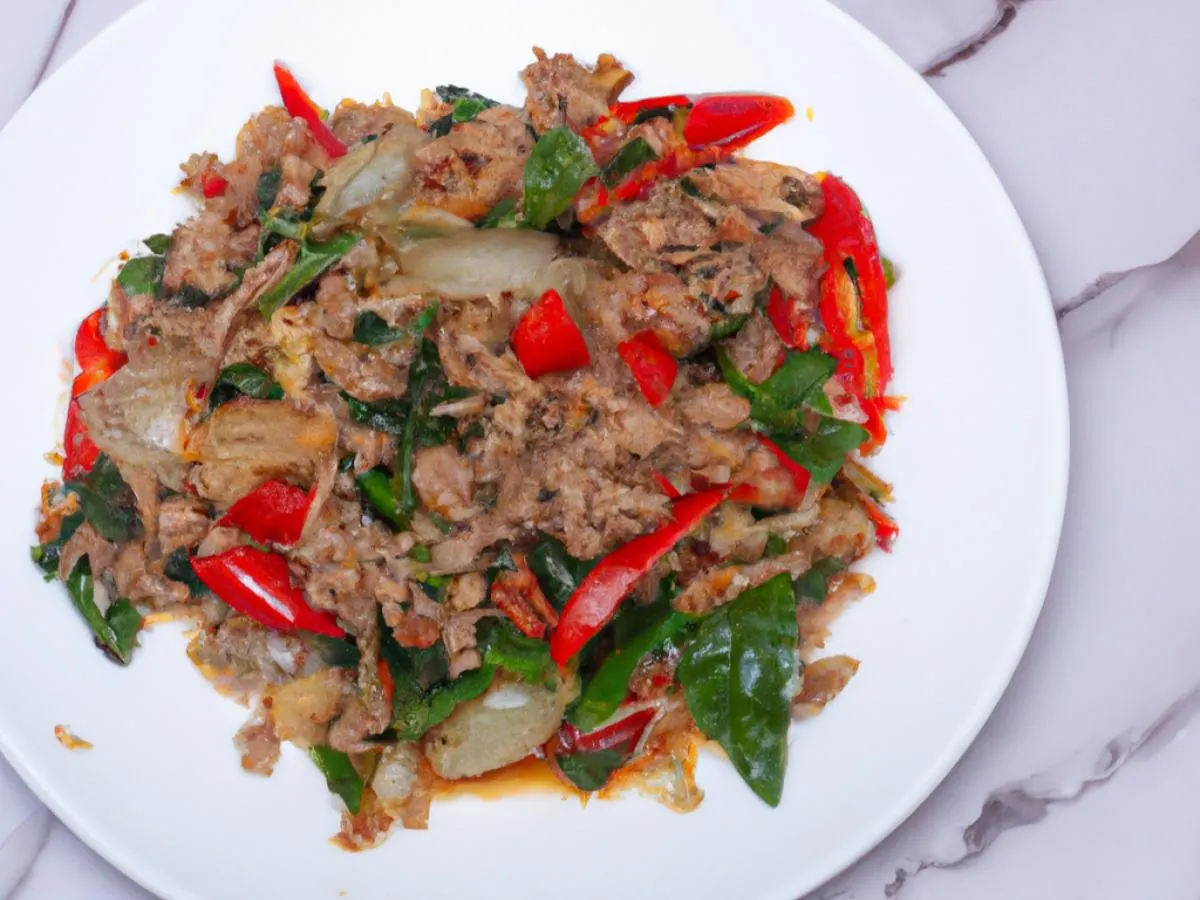 Pork Basil Stir Fry Pork Basil Stir Fry