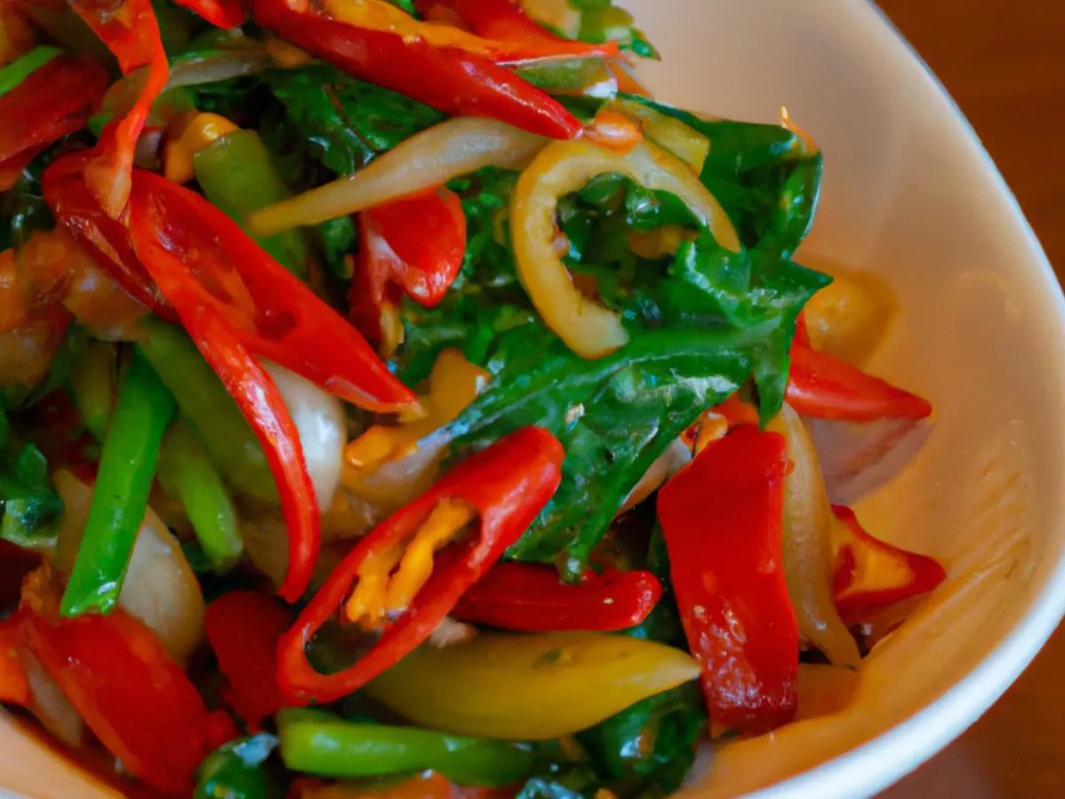 Veggie Basil Stri Fry - No Oyster Sauce Veggie Basil Stri Fry - No Oyster Sauce