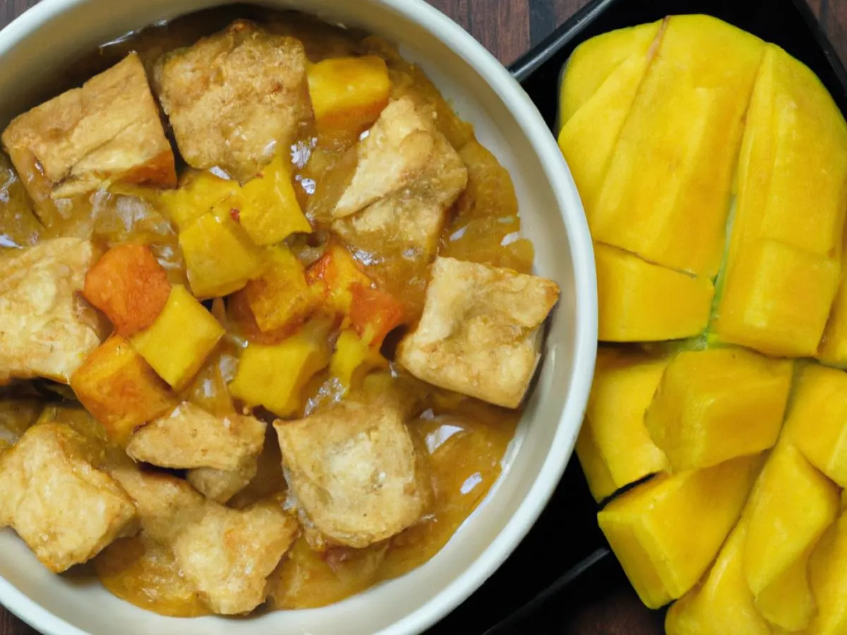 Tofu Mango Stir Fry Tofu Mango Stir Fry