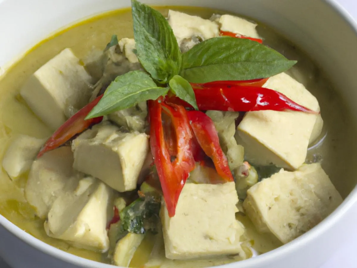 Tofu Green Curry Tofu Green Curry
