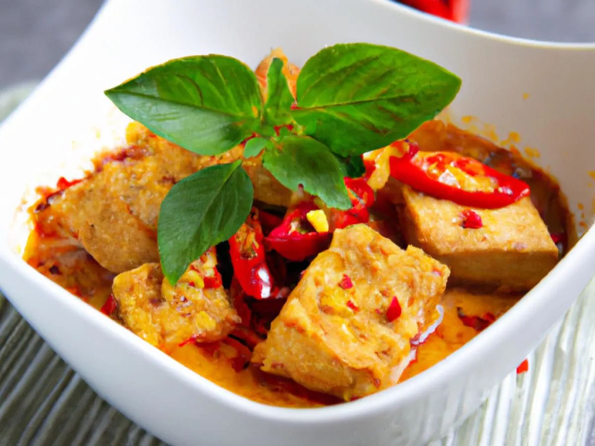 Tofu Panang Curry Tofu Panang Curry