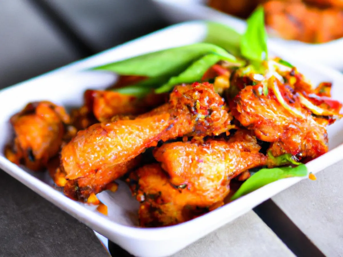 Thai Spiced Wings Thai Spiced Wings
