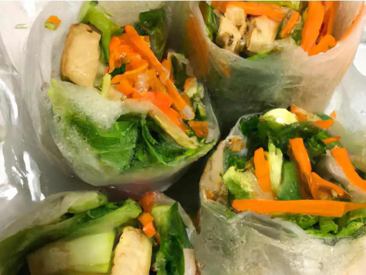 Tofu Fresh Spring Rolls Tofu Fresh Spring Rolls