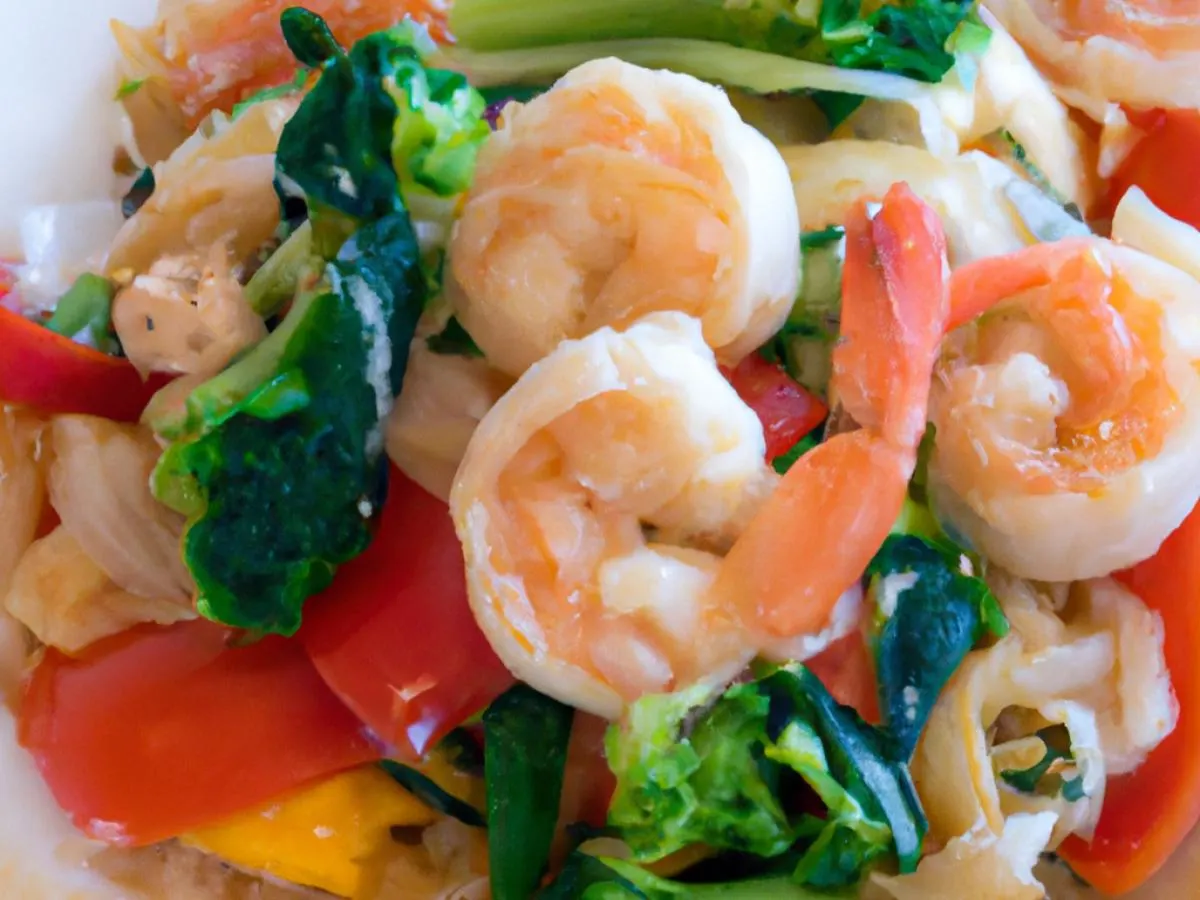 Shrimp Pad Kee Mow Shrimp Pad Kee Mow