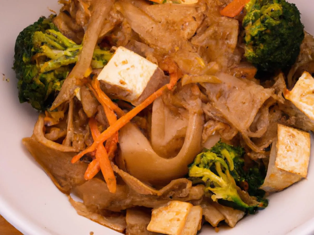 Vegan Tofu Pad See Iew Vegan Tofu Pad See Iew