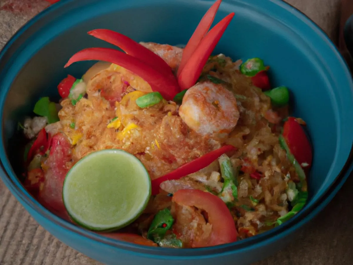Shrimp Basil Fried Rice (Medium Spice) Shrimp Basil Fried Rice (Medium Spice)
